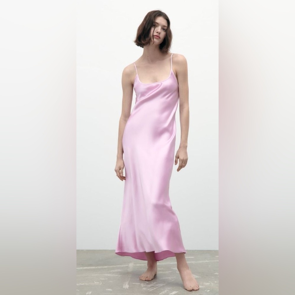Zara Satin Slip Dress - new without tags - never worn